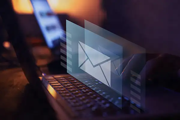 Email on browser